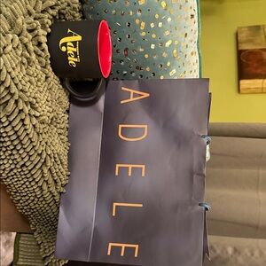 Adele Black and Red Mug with Gift Bag